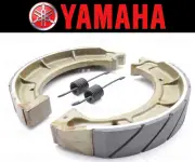 Set of (2) Yamaha Water Grooved REAR Brake Shoes and Springs #4BD-W2536-01-00