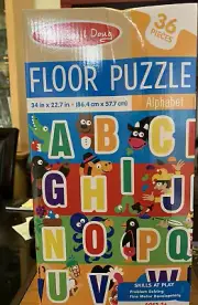 ALPHABET FLOOR PUZZLE! MELISSA & DOUG