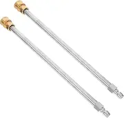 Yardwe Stainless Steel Pressure Power Washer Wand 2 High Pressure Extension Rods for Cleaning Needs
