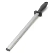 "30cm/12"" Diamond Knife Sharpener Sharpening Steel 600 Grit Oval Design Efficient and Safe Tool Sharpening"
