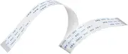 uxcell FFC FPC Flat Flexible Cable, 22 Pin 0.5mm Pitch 200mm Long (A Type) for LCD 3D Printer Camera DVD TV Laptop Audio Pack of 10