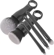 PAMINGONO 5-piece Travel Makeup Brush Set Mini Foundation Blending Brush Set Face Makeup Kit