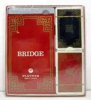 PIATNIK Bridge Card Set – Geometric Design – NEW & SEALED