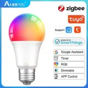 Aubess ZigBee Smart Dimmable Magic Bulb Tuya WiFi 9/12/15/18W E27 RGBCW LED Bulb