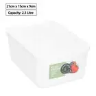 2.3L Plastic Food Storage Containers Kitchen Pantry Freezer Organization Box