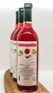 Cosmopolitan Cocktail/Mocktail Mixer Healthy, Simple, 4 Ingredient, Alcohol Free