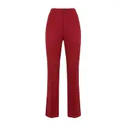 [Saint Laurent] Saint Laurent-Rouge Cotton Pants-Donna 36 IT