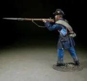 BRITAINS CIVIL WAR UNION 31374 UNION IRON BRIGADE CORPORAL STANDING FIRING RIFLE