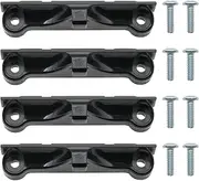 4 PCS CPU Fan Retainer Bracket AM4 CPU Bracket Motherboard Bracket with Screws Fan Support Bracket Black