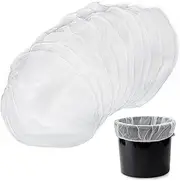 20Pcs 5 Gallon Regular Fine Mesh Bag Strainer, Elastic Top Paint Strainer, Super Tuff White Bag Filters for Use with Paint Guns and Sprayers or Gardening