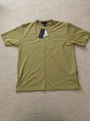 Kenneth Cole New York Mens Waffle V Neck Shirt Sleeve Size Large New!!