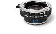 KIPON Baveyes 0.7X PRO Lock Style Version Optical Lens Adapter Focal Reducer Using for Mamiya 645 Mount Lens Compatible with Canon EOS R RF Mount Camera.