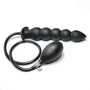 Anal Plug Sex Toys Vibrator 5 bead inflatable anal plug Silicagel post large butt plug dildo pump butt For couples with Bdsm sex toys