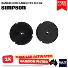 2x CARBON FILTER FOR SIMPSON RHN6W RANGEHOOD | FREE SHIPPING
