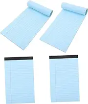 FIXOSHEE Convenient Notepad Set of 4 Legal Pads Lined Notebooks for Work Memo Pads