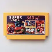 Royal Retro Game Cartridge 60 Pins 8 Bit Game Card - 340 IN 1