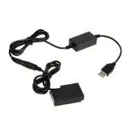 DR-E18 DC Coupler LP-E17 Dummy Battery+USB Power Cable For Canon EOS RP 77D 250D