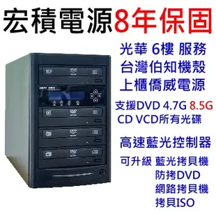 光華宏積6樓店面-建興1對3DVD光碟拷貝機僑威電源8年保固 CKV-DVD3S