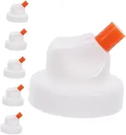 ASAKKURA 6pcs Spray Nozzle Spray Paint Spray Can Extension Adapter Spray Can Tips Paint Can Sprayer Graffiti Caps Aerosol Spray Can Cap Spray Pen Nozzle Spray Can Nozzle Spray Tip Paint