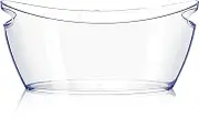 Ice Bucket,Ice Buckets for Parties, Beverage Tub for Champagne Beer Sparkling Wine Cocktails Transparent