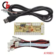 1-10Set Zero Delay LED Arcade MAME Encoder USB To PC 5Pin Joystick PCB Board New