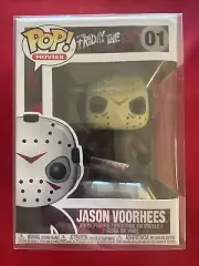 JASON VOORHEES Funko POP! Movies Friday the 13th Figure #01 VAULTED w/ Protector