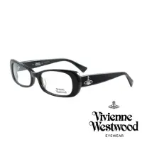 在飛比找momo購物網優惠-【Vivienne Westwood】英倫龐克風光學眼鏡(黑