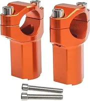 1 1/8" Handlebar Risers, GIDIBII Billet Handle Bar Mount Clamps Riser for KTM 125-530 Sx Sx-F Exc Xc-W Xcf-W Exc-F 2000-2016