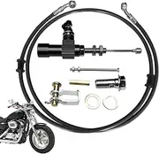 Motorcycle Brake Lines,Brake Bleeder Hose | Complete Compact System Precise Control for Riding Dirt Bikes ATV Family Outdoor Adventures