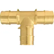 Apollo Retail 1 In. x 1 In. x 1 In. Barb Brass PEX-A Tee EPXT11 Apollo Retail