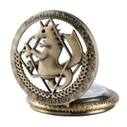 Mystic Alchemist Pocket Watch Bronze Quartz Movement Design Perfect Men's Gifts