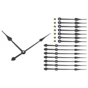 Clock Hands Kit, 8 Set Wall Clock Hands Parts Replacement, Black, A24