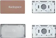 Replacement Backspace Keycap Keys and Hinges Compatible for Surface Laptop 3/4/5 13.5/15inch 1867 1868 1872 1873 1950 1951 1952 1953 Keyboard Backspace Key Cap (Rose Gold)