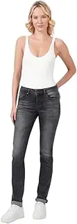 [Miracle of Denim] M.O.D Monika WI24-2045 Women's Slim Fit Jeans in Cold Black, Cold Black, 30W x 32L