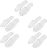 Healvian Disposable Slippers White Bride Slippers Pedicure Sandals Slippers Men House Slippers Slides Room Decor Foot Spa Slippers for Men Fluffy Sandals Comfy Yellow Cloth