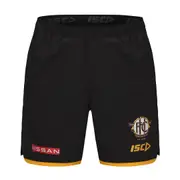 AFL 2025 Training Shorts - Hawthorn Hawks - Black/Gold - Adult - Mens