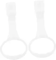 WATIIFUFU 2pcs Pull up Rings Easy Install Crib Sling Hanging Ring Nursery Pull Handles Detachable Infant Supply for Playpen Parts