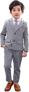 [LOLANTA] 2 Piece Boys Festive Suit Set, Kids Blazer & Pants Outfit, Casual Wear or Wedding Dress for 3-10 Years