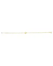 14K Italian Gold Italian Gold Clover Bracelet