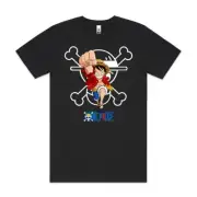 One Piece Luffy D Monkey V4 T-shirt Japanese anime Tee