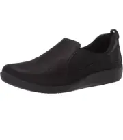 Cloudsteppers By Clarks Womens Sillian Paz Loafer Shoes Brown Leather 6.5