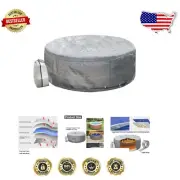 Thermal Insulated Round Spa Cover - Fits 71'' Inflatable Tubs, Weather Resistant