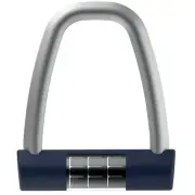 New Lattis Ellipse Keyless Smart Bike Lock Solar Powered Theft Detection Blue
