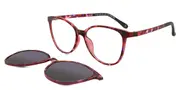 Oval Clip-On Plastic Men's Glasses Online Tortoiseshell Size 54 - Lenses Included - Private Health Rebate - Blue Light Block - SmartBuy Collection