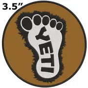 Yeti Bigfoot Patch Sasquatch in Forest Embroidered Iron-On Applique Myth Legend