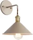Wall Sconce lamps lighting fixture with on off switch, Khaki Macaron E26 Edison