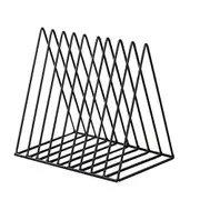 Metal Iron e File Magazine Folder Rack Decorative Holder 10 Lattice Newspaper Holder Magazine File Storage for Home