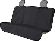 LoyaGour Back Seat Cover for Car Trucks Van SUV Jeep,Waterproof Rear Bench Towel Seat Covers for Kids,Automotive Backseat Protector(Black)