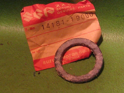 SUZUKI MT50 1973 F50 SCOOTER 1971 EXHAUST PIPE GASKET OEM #14181-19000