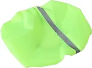 Back Rain Cover Back Reflective Back Covers Protective Cover Microphone Night Rain Cover Back for Travel Accessories Log Decor Light Green Oxford Cloth